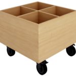 BOOK BROWSER UNIT, MOBILE, OPEN TOP