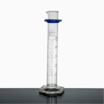 MEASURING CYLINDER, GLASS  HEX BASE, CLASS B,50ML