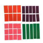 FRACTION TILE SET SQUARE