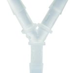 TUBING CONNECTOR Y SHAPE 4 MM