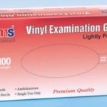 GLOVES DISPOSABLE CLEAR POWDERED LARGE- PK/ 100?.