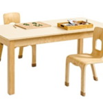 Rectangular Birch Wood Table