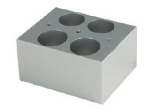 4-Position 50mL Metal Block