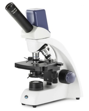 Digital Monocular Microscope with Built-In Camera