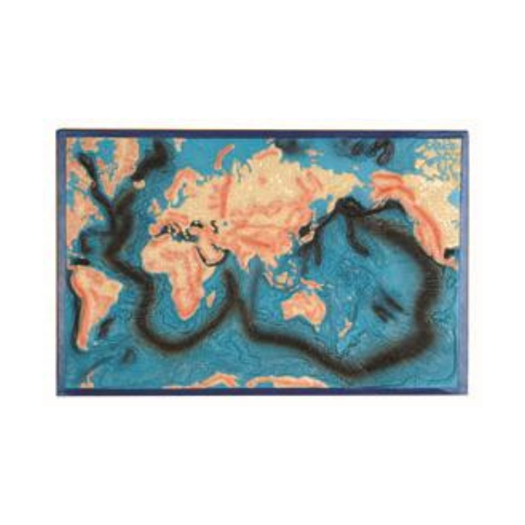 Scaled-Down World Map Model